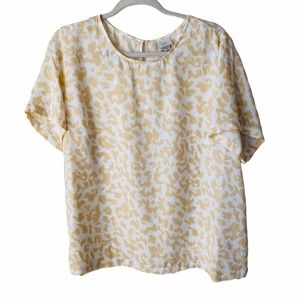 a new day XXL Short Sleeve Leopard Print Top